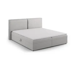 Łóżko Jodie Light Grey Structured Fabric 160x200