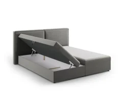 Łóżko Jodie Light Grey Velvet 180x200