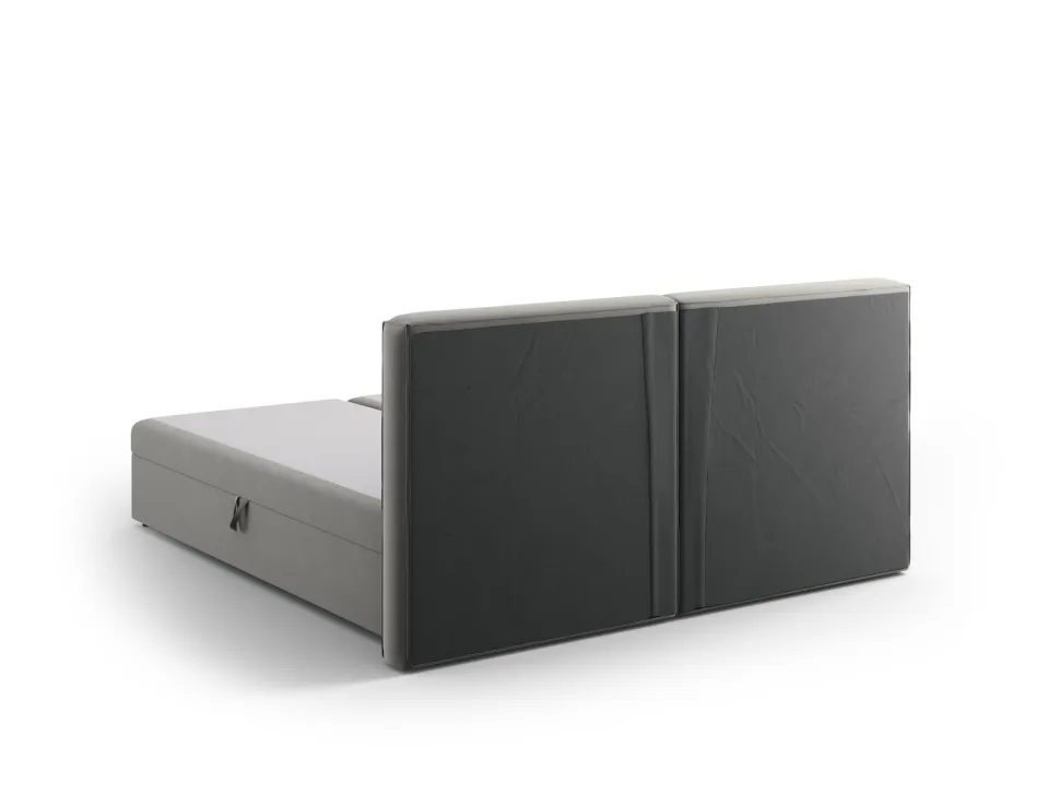 Łóżko Jodie Light Grey Velvet 180x200