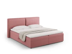 Łóżko Jodie Pink Structured Fabric  140x200