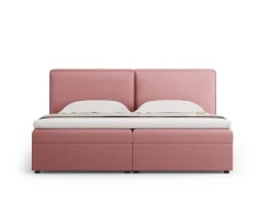 Łóżko Jodie Pink Structured Fabric  160x200