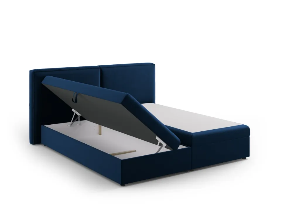 Łóżko Jodie Royal Blue Velvet 160x200