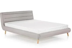 Łóżko Landi 160cm jasny popiel