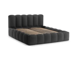 Łóżko Lupine Anthracite Structured  Fabric 180x200