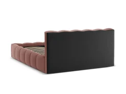 Łóżko Lupine Dark Pink Structured Fabric  160x200