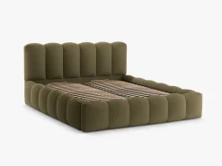 Łóżko Lupine Green Structured Fabric 200x200