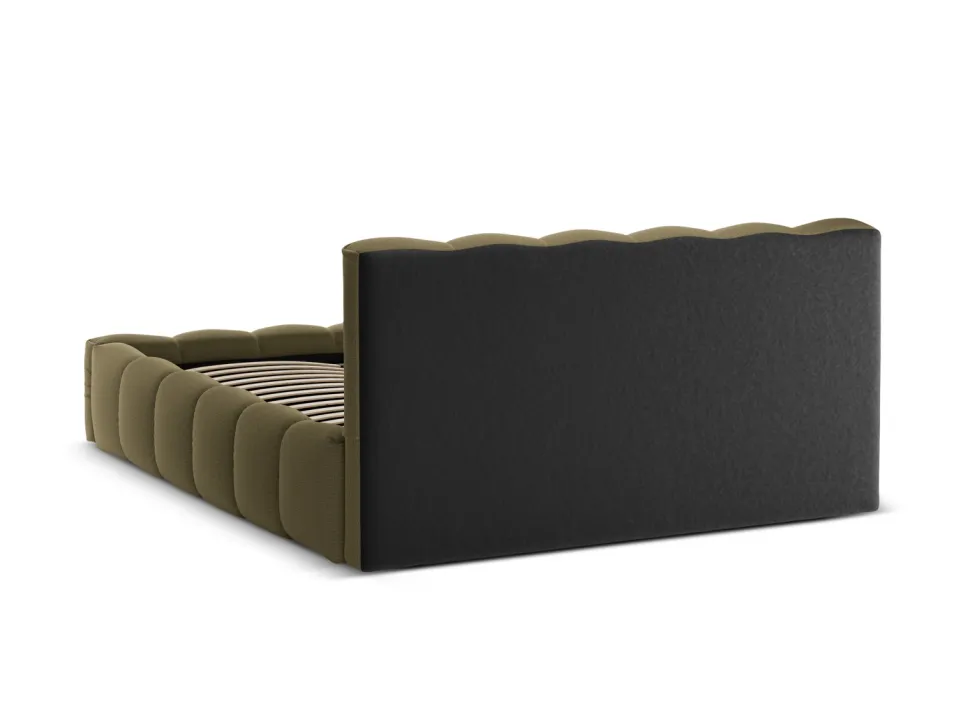 Łóżko Lupine Green Structured Fabric 200x200