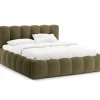 Łóżko Lupine Green Structured Fabric 160x200