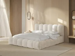 Łóżko Lupine Light Beige Chenille  200x200