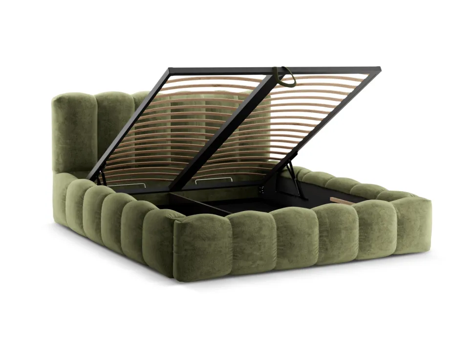 Łóżko Lupine Light Green Chenille 160x200