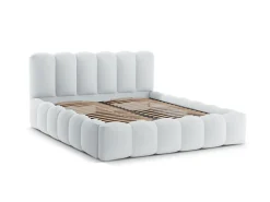 Łóżko Lupine Light Grey Structured  Fabric 200x200