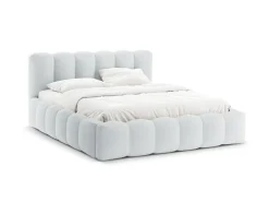 Łóżko Lupine Light Grey Structured  Fabric 160x200