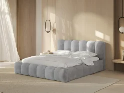 Łóżko Lupine Silver Chenille 160x200