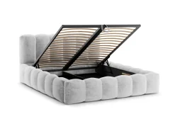 Łóżko Lupine Silver Chenille 180x200