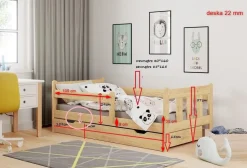 Łóżko Marina sosna