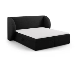 Łóżko Miley Black Chenille 180x200