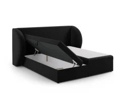 Łóżko Miley Black Velvet 140x200