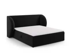 Łóżko Miley Black Velvet 140x200