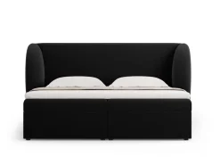 Łóżko Miley Black Velvet 160x200