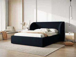 Łóżko Miley Dark Blue Velvet 160x200