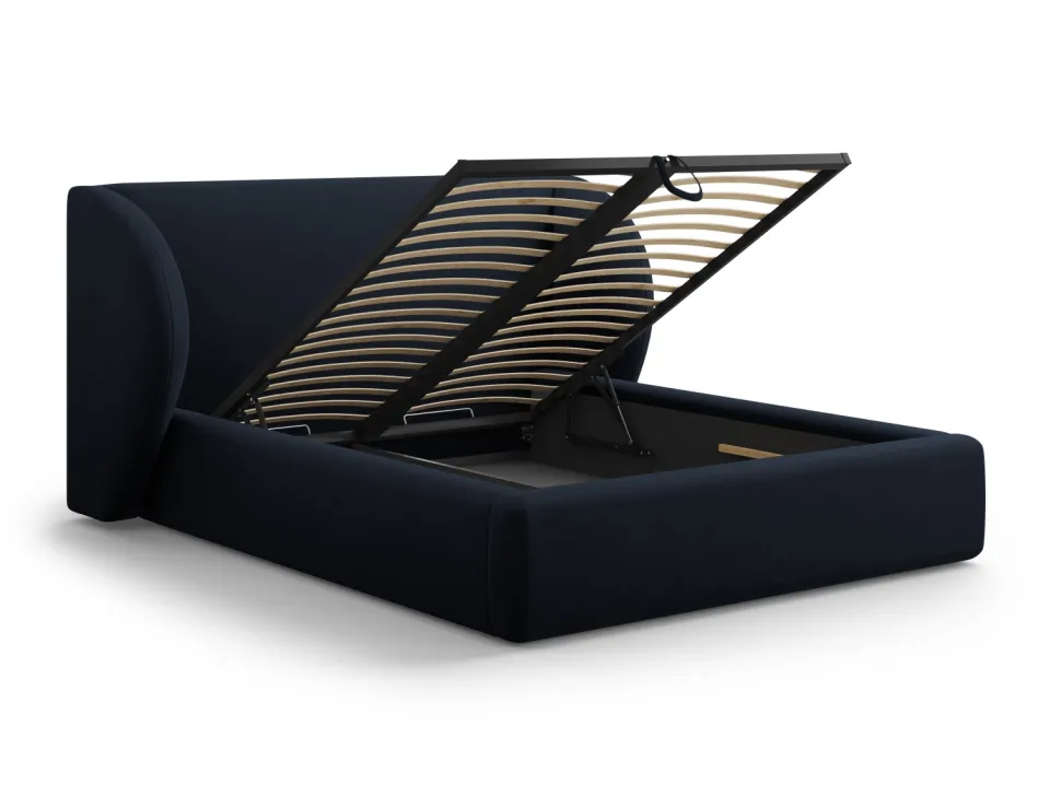 Łóżko Miley Dark Blue Velvet 200x200