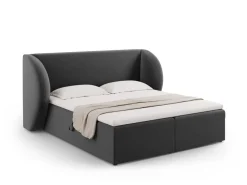 Łóżko Miley Grey Velvet 180x200