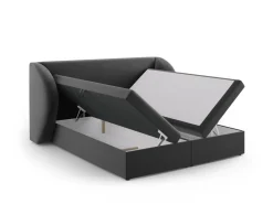 Łóżko Miley Grey Velvet 140x200