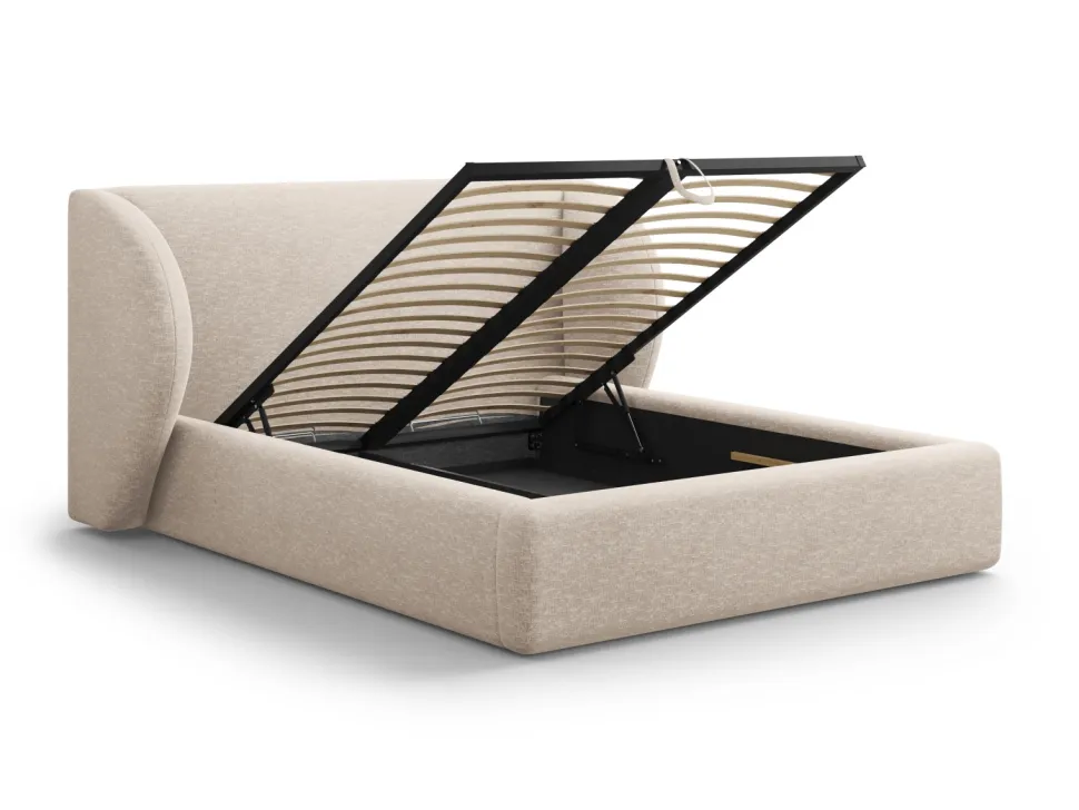 Łóżko Miley II Beige Chenille 160x200