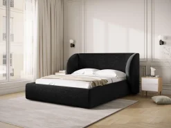 Łóżko Miley II Black Chenille 200x200