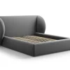 Łóżko Miley II Grey Velvet 140x200