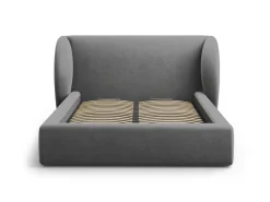 Łóżko Miley II Grey Velvet 140x200