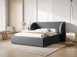 Łóżko Miley II Grey Velvet 200x200
