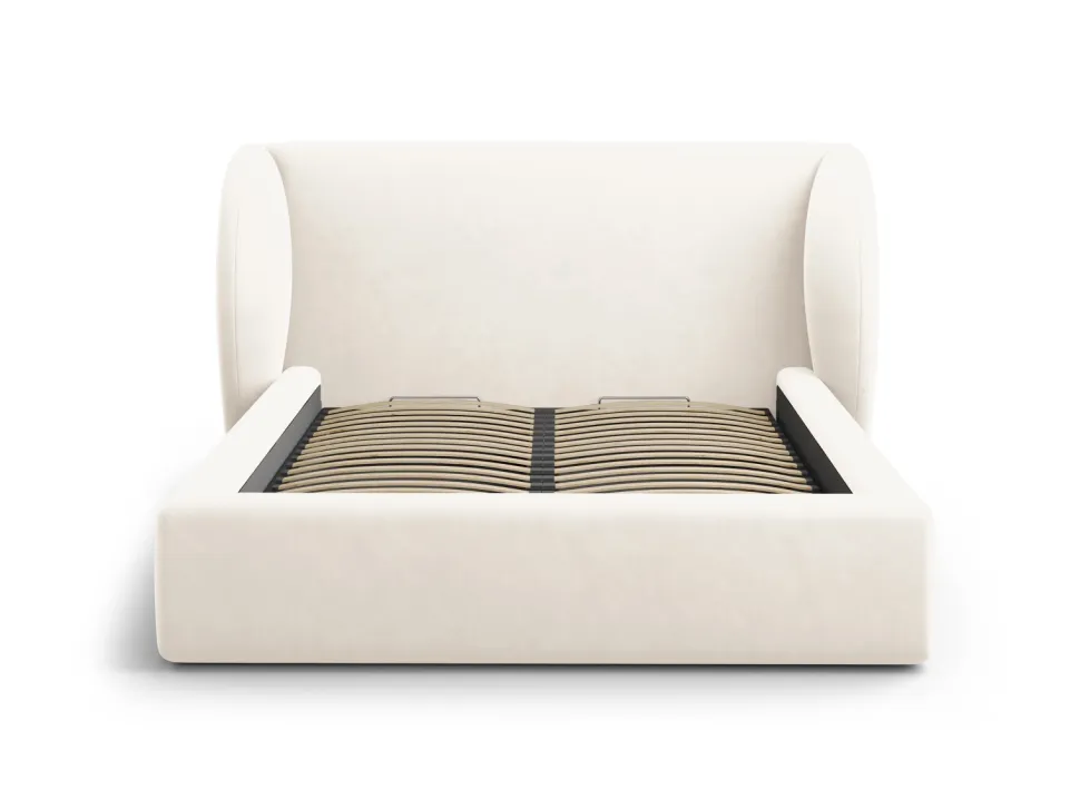 Łóżko Miley II Light Beige Velvet 200x200