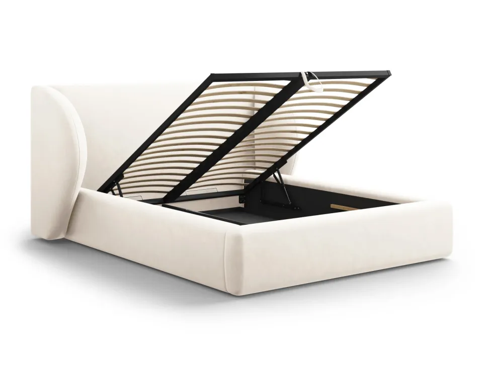 Łóżko Miley II Light Beige Velvet 200x200