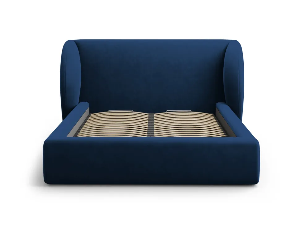 Łóżko Miley II Royal Blue Velvet 140x200