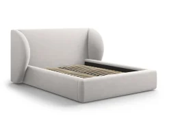 Łóżko Miley II Silver Velvet 140x200