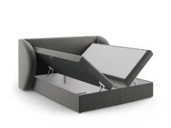 Łóżko Miley Light Grey Velvet 160x200