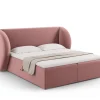 Łóżko Miley Pink Velvet 160x200