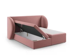 Łóżko Miley Pink Velvet 160x200