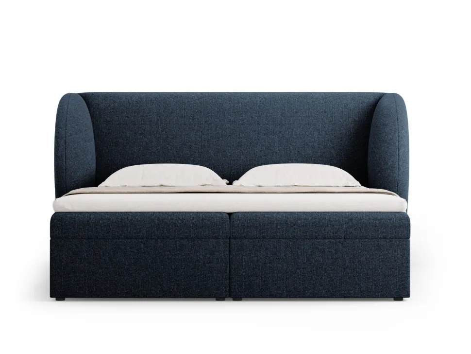 Łóżko Miley Royal Blue Chenille 140x200