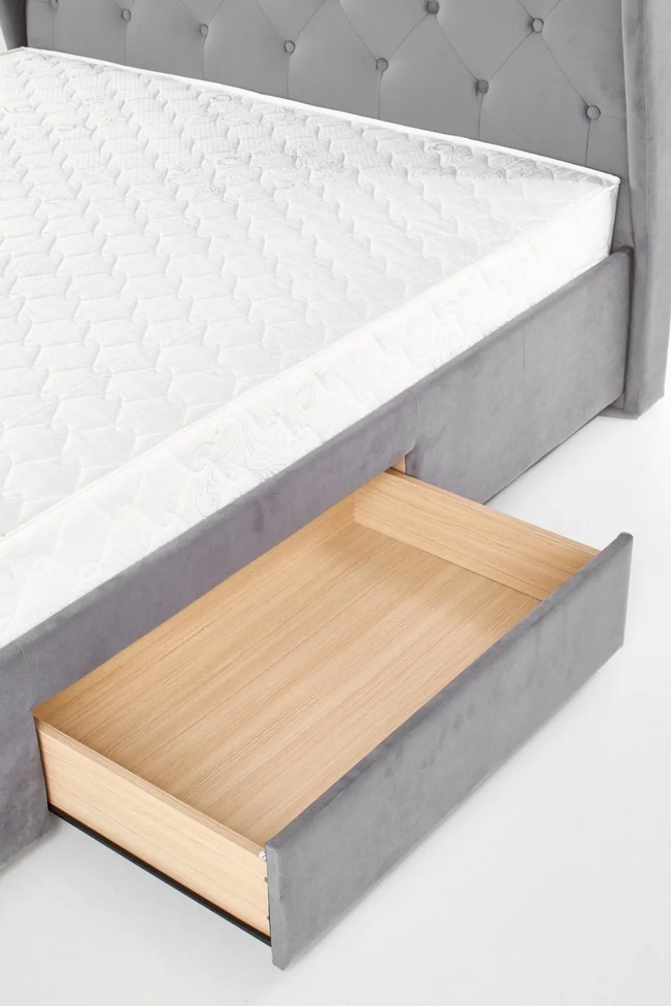 Łóżko Saba z szufladami popiel