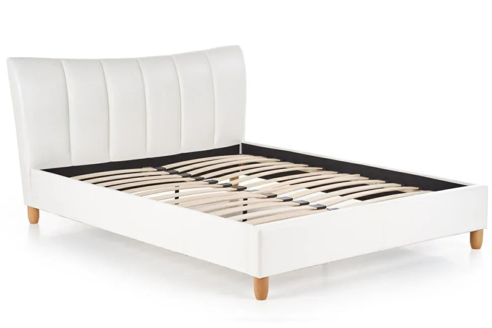Łóżko Sany tapicerowane biały