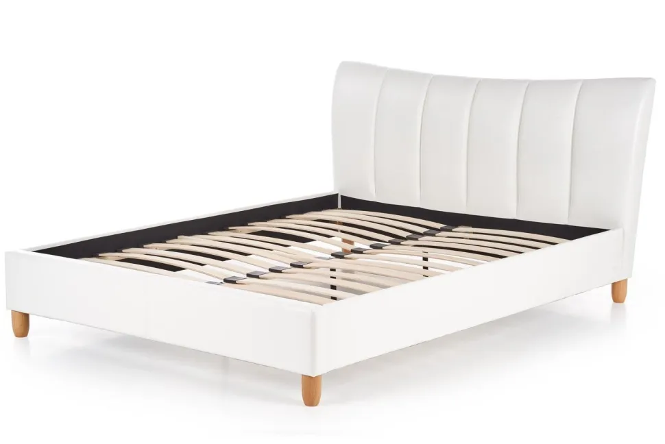 Łóżko Sany tapicerowane biały