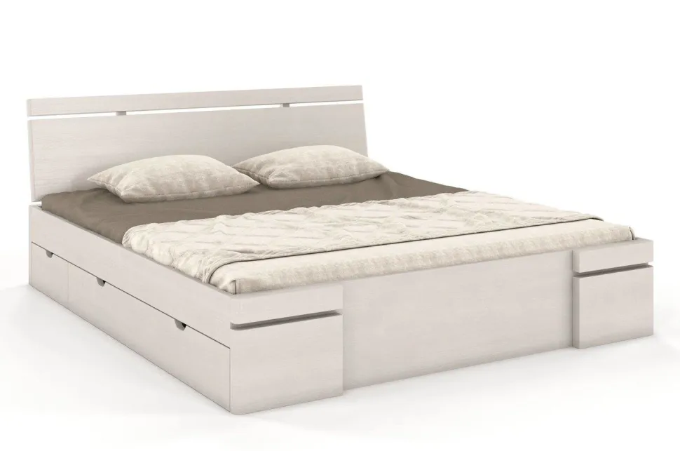 Łóżko sosnowe Sparta Maxi & 4 szuflady 2