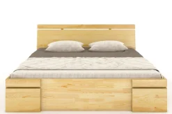 Łóżko sosnowe Sparta Maxi & 4 szuflady 2