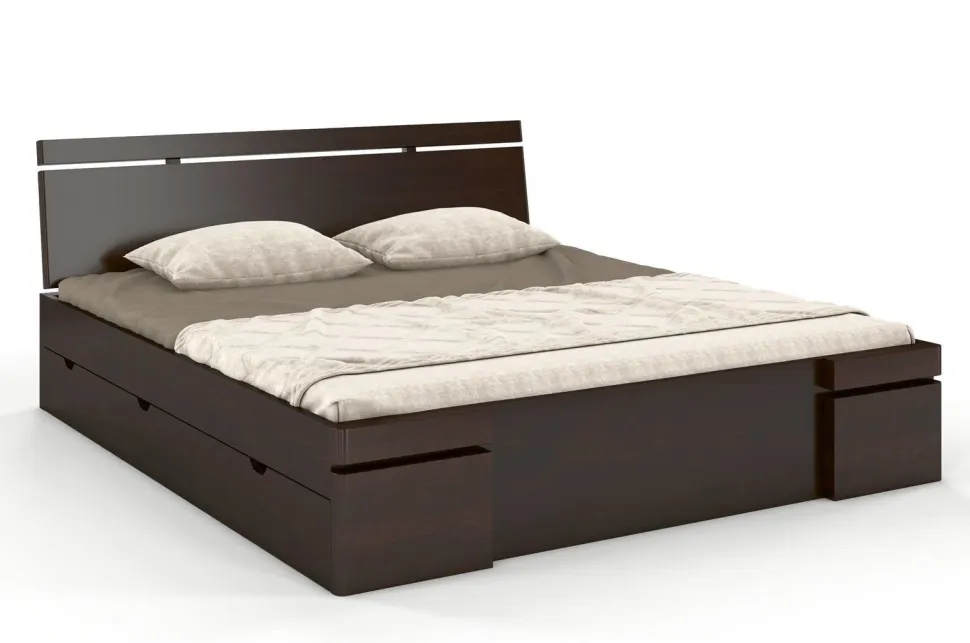 Łóżko sosnowe Sparta Maxi & 4 szuflady 2