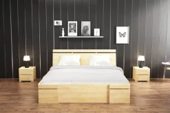 Łóżko sosnowe Sparta Maxi & 4 szuflady 2