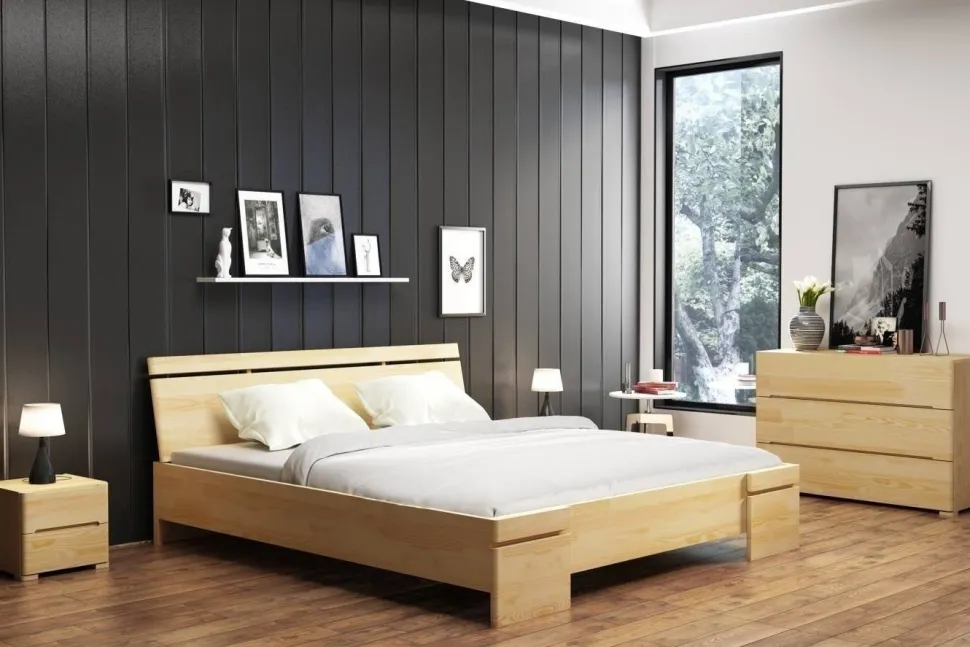 Łóżko sosnowe Sparta Maxi 140x200