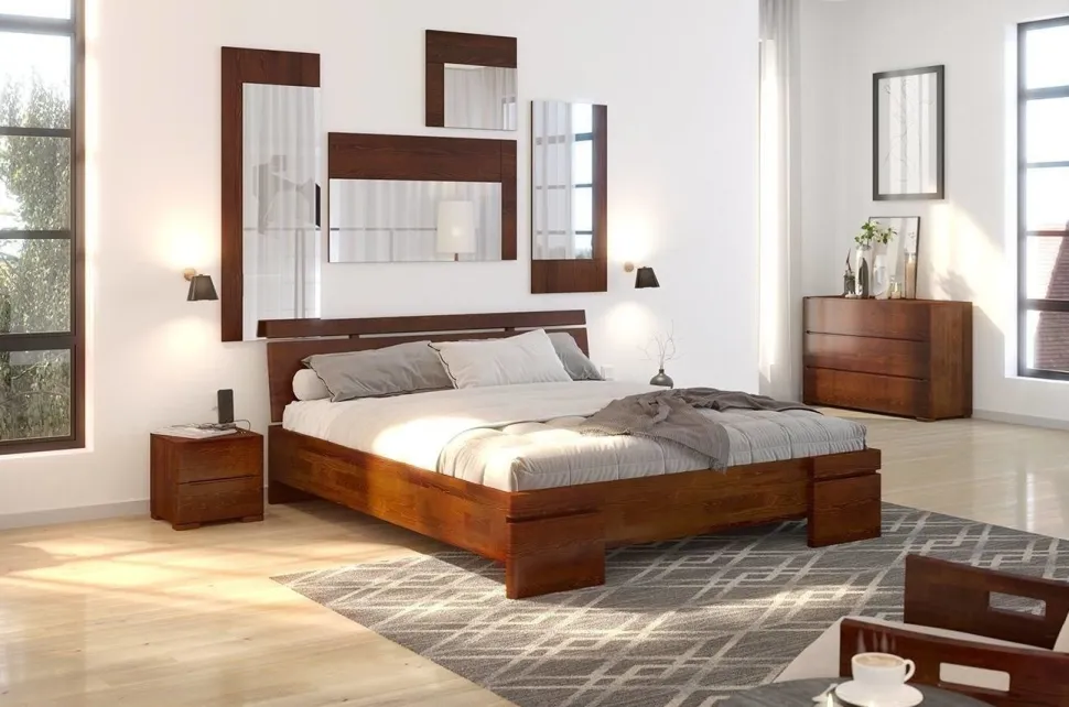 Łóżko sosnowe Sparta Maxi 140x200