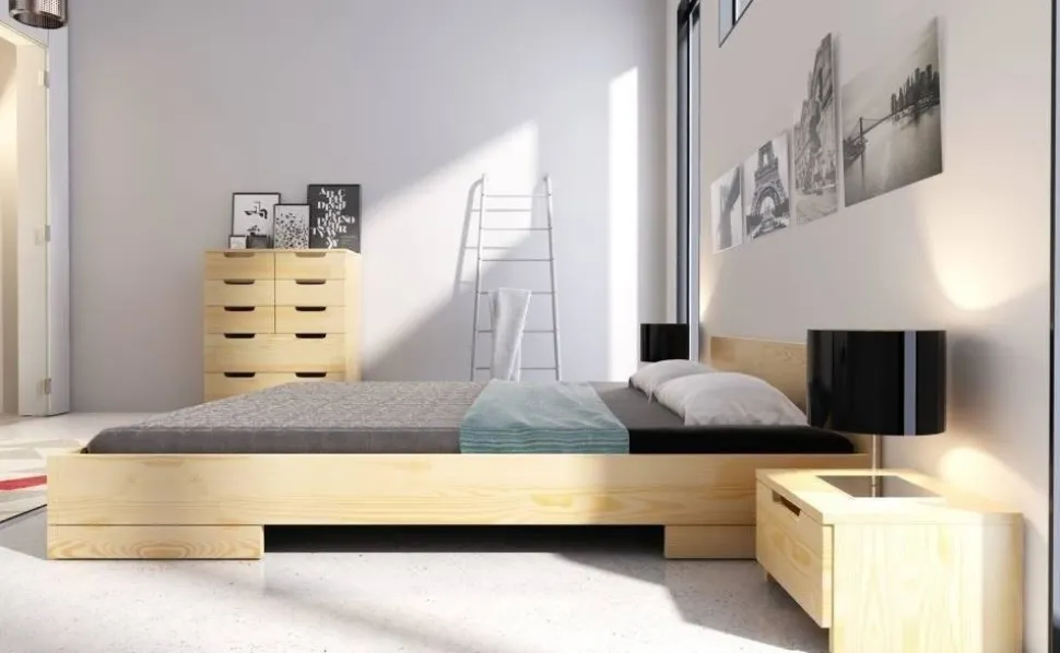 Łóżko sosnowe Spectrum 200x200